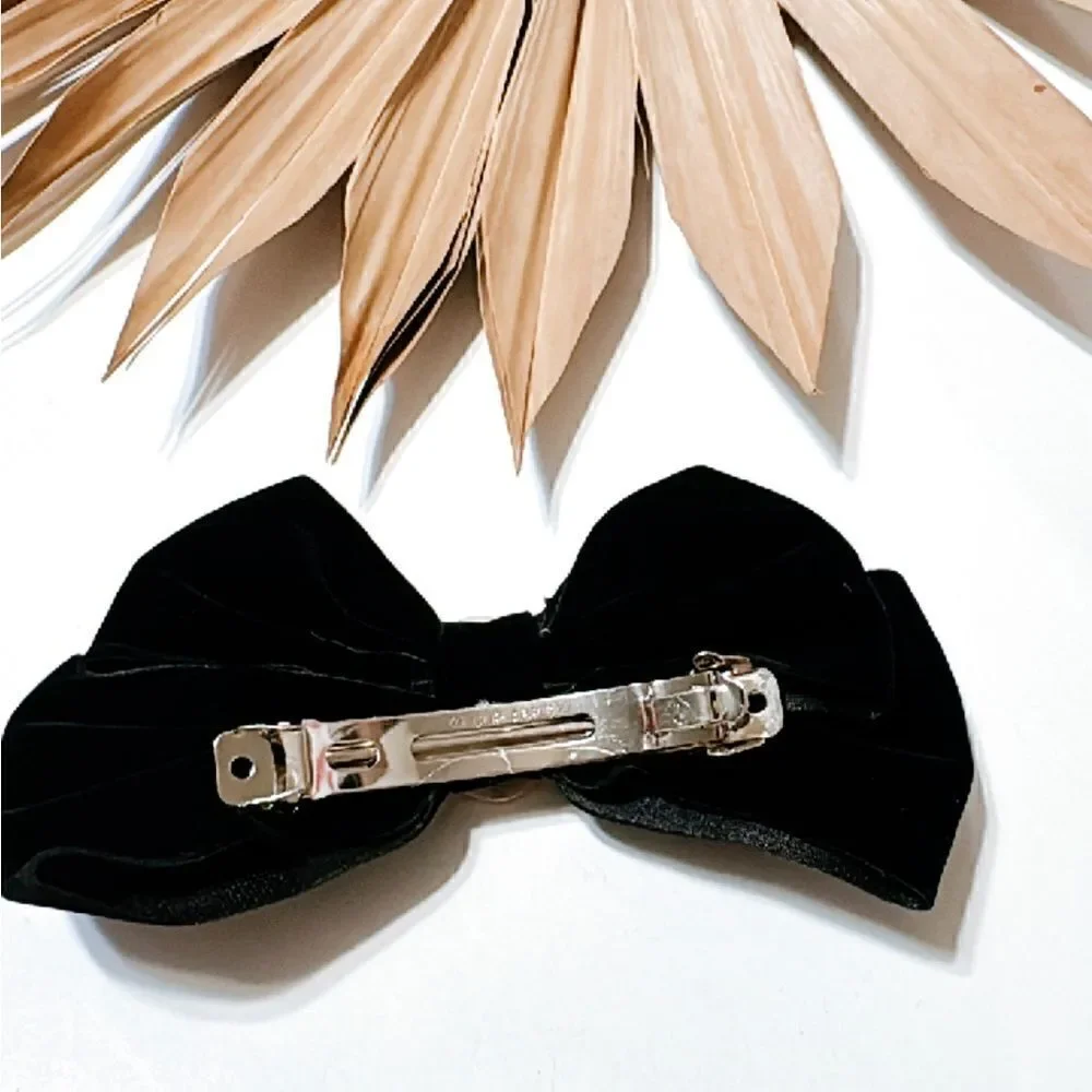 Velvet hair clips  S745